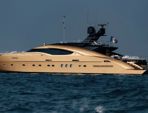 “Guard Commandor 160 luxury yacht, offering cutting-edge luxury for up to 30 guests.”